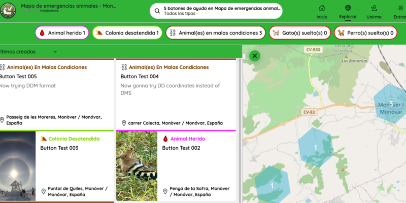 Red de emergencias y rescate animal en Monóvar, España